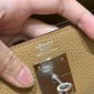 Hermes Kelly 25 / 28  in togo leather-Biscuit