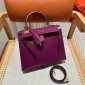 Hermes Kelly 25 / 28  in Epsom Leather-Anemone
