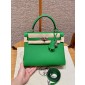 Hermes Kelly 25 / 28  in togo leather-Bambou
