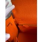 Hermes Kelly 25 / 28  in togo leather-Orange