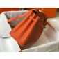 Hermes Kelly 25 / 28  in togo leather-Orange