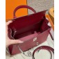 Hermes Kelly 25 / 28  in Epsom Leather-Ruby