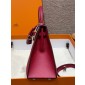 Hermes Kelly 25 / 28  in Epsom Leather-Ruby