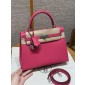 Hermes Kelly 25 / 28  in Epsom Leather-Rose Extreme
