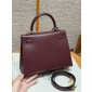 Hermes Kelly 25 / 28  in Box Leather-Rouge H