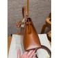 Hermes Kelly 25 / 28  in Box Leather-Brown