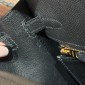 Hermes Kelly 25 / 28  in Epsom Leather-Black