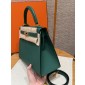 Hermes Kelly 25 / 28  in Epsom Leather-Makachite