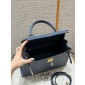 Hermes Kelly 25 / 28  in Epsom Leather-Blue agate