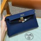 Hermes Kelly Elan Shoulder Bag-Navy blue 