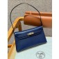 Hermes Kelly Elan Shoulder Bag-Navy blue 