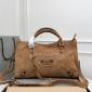 Borsa Le City da donna Balenciaga Medium-Camel