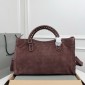 Borsa Le City da donna Balenciaga Medium-Light Espresso