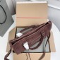 Borsa Le City da donna Balenciaga Medium-Light Espresso