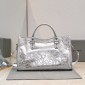 Borsa Le City da donna Balenciaga Medium-Silver