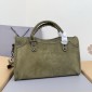 Borsa Le City da donna Balenciaga Medium-Kaki