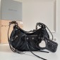 Balenciaga Le Cagole Borsa a tracolla piccola-Black