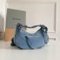 Balenciaga Le Cagole Borsa a tracolla piccola-Con strass in blu