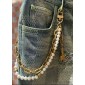 LV Chain Belt Pearls Bag Charm