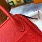 1:1 Borsa Hermes Lindy mini in pelle togo 