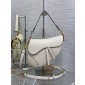 Christian Dior Saddle Bag with Strap-Latte