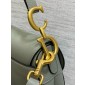 Christian Dior Saddle Bag with Strap-Stone grey