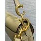 Christian Dior Saddle Bag with Strap-Sand