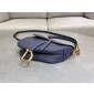 Christian Dior Saddle Bag with Strap-Deep Ocean Blue 