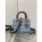 Two-tone Small Lady dior My ABCDior Bag