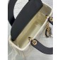 Two-tone Small Lady dior My ABCDior Bag