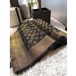 Louis Vuotton Classic monogram shawl / large scarf