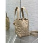 Small Dior Toujours Vertical Tote Bag-Powder beige