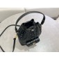 Small Dior Caro Bucket Bag-Black