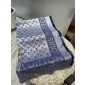 LV Lock and Go denim Shawl 
