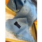 LV Lock and Go denim Shawl 