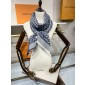 LV Denim Monogram Shawl 
