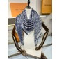 LV Denim Monogram Shawl 