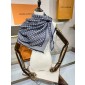 LV Denim Monogram Shawl 