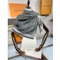 LV  Denim Monogram Shawl 