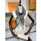 LV  Denim Monogram Shawl 