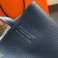 Hermes Neo Double Sens 35 bicolor bag-Navy blue/Taupe