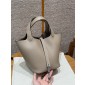 Borsa Hermes Picotin Lock 18/22-Gris Tourtlle