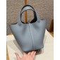 Borsa Hermes Picotin Lock 18/22-Blue Lin
