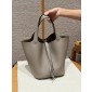 Borsa Hermes Picotin Lock 18/22-Gris Tourtlle
