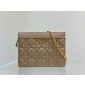 Dior Caro Zipped Pouch with Chain 