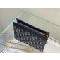 Dior Caro Zipped Pouch with Chain 