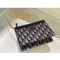 Dior Caro Zipped Pouch with Chain 