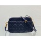 Christian Dior Caro Pouch on Chain -Black 