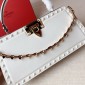 Valentino Garavani Rockstud handbag in calfskin.