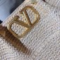 Valentino Medium Straw Summer Tote